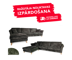 Diivan EDEN (Nurgaga šeeslong)(Khaki)(Tootja ladu)